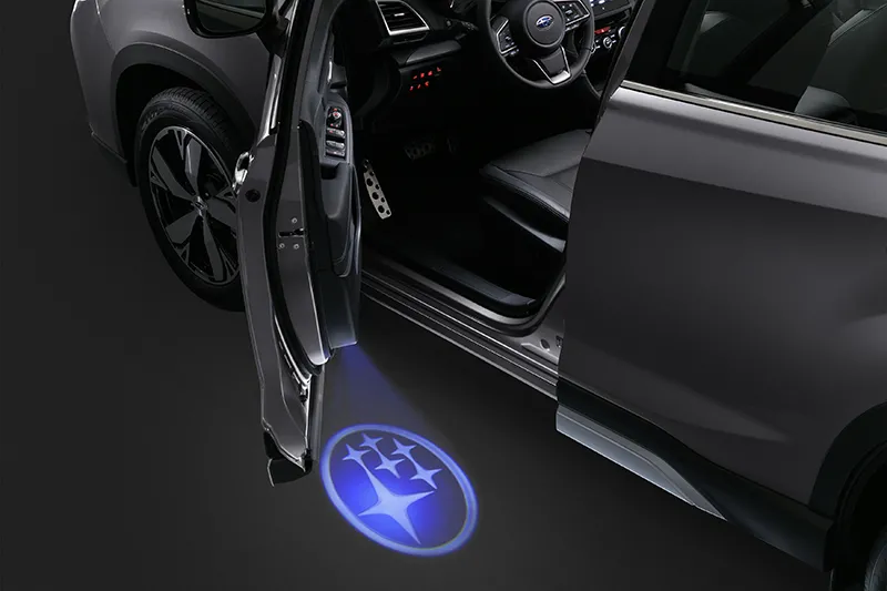 Šviečiantis „Subaru“ logotipas