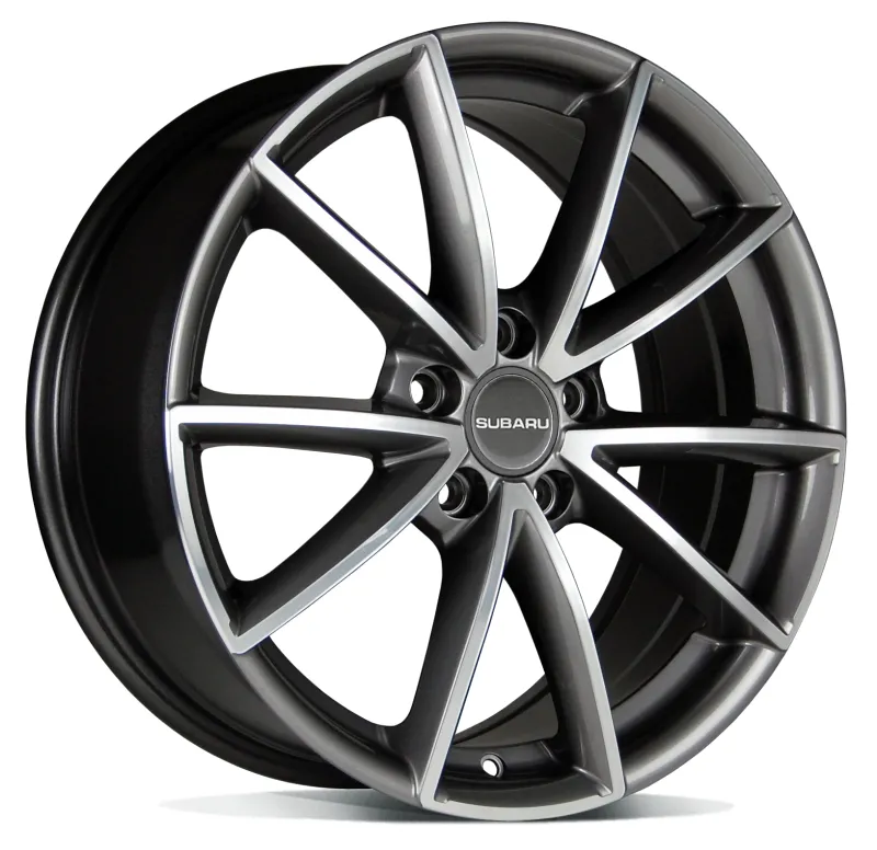 Lengvojo lydinio ratlankis, 18 x 7JJ, ET 55,  Titanium Polished
