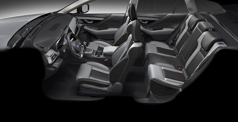 Subaru Outback Field su tvirta, vandeniui atsparia StarTex sėdynių apmušale.